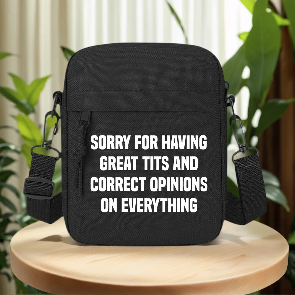 Sorry great tits correct opinions. Men Crossbody Bag Single Shoulder Women Cartoon Anime Film Printing Design Unisex
