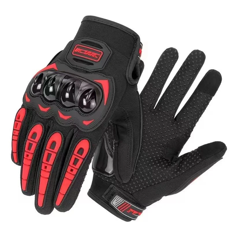 

Motorcycle Gloves Summer Waterproof Touch Screen Full Finger Gloves Protective Anti-fall Moto Non-slip Motorcycle Riding Gloves