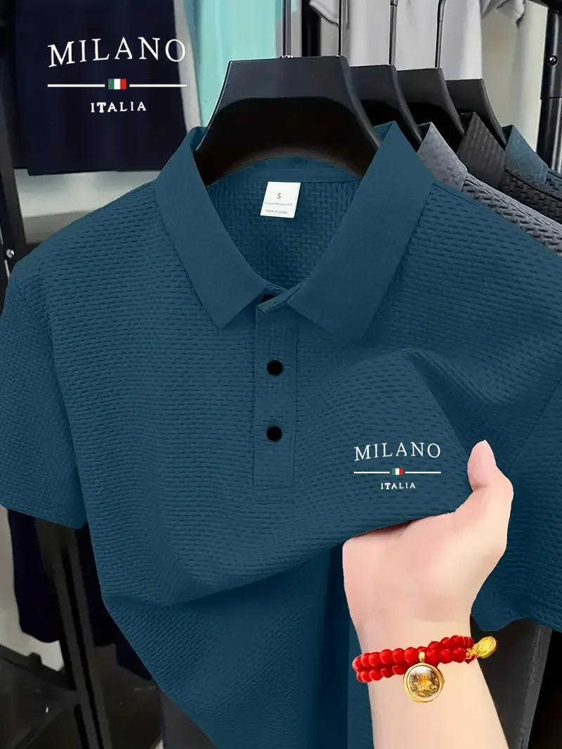 In the summer of 2025 the printed fashion design of Milan's men's Polo shirts stood out among the crowd