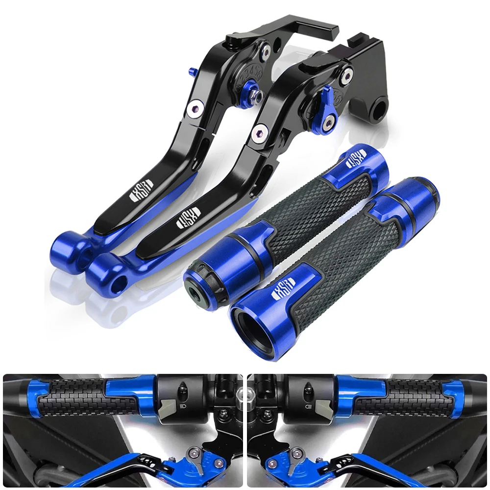 For Yamaha XSR155 2019-2020 CNC Folding Brake Clutch Lever Handbrake Handlebars Grip Handles Hand Grips Motorcycle Accessories