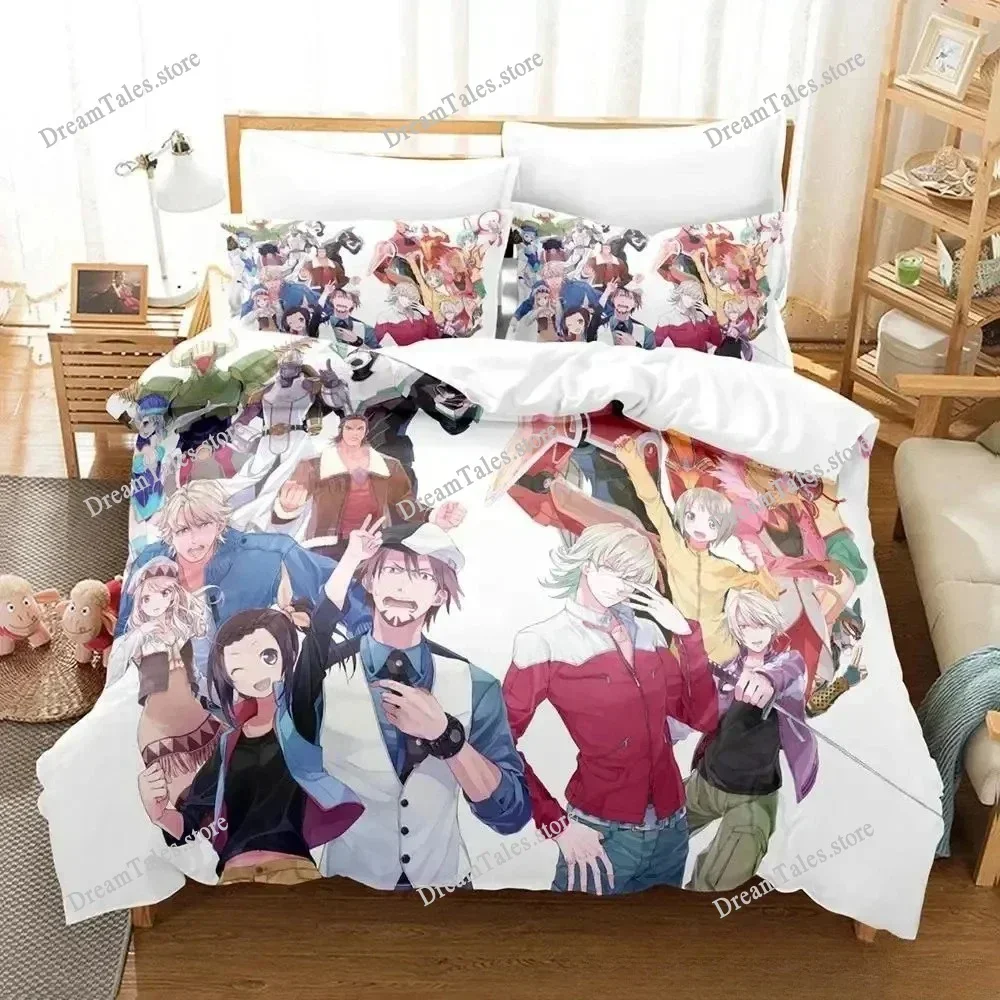 

Bedding Set Tiger & Bunny Single Twin Full Queen King Size Bed Set Adult Kid Bedroom Duvet Cover Sets 3D Anime Parure De Lit Bed