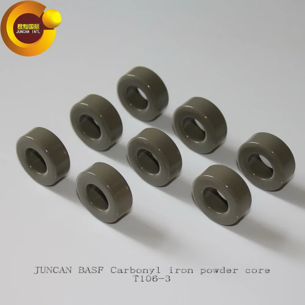 T106-3  High Frequency rf Carbonyl Iron Powder  Core