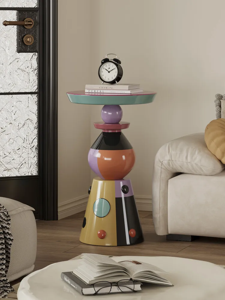 Modern dopamine childlike irregular side few living room home sofa corner few movable color locker