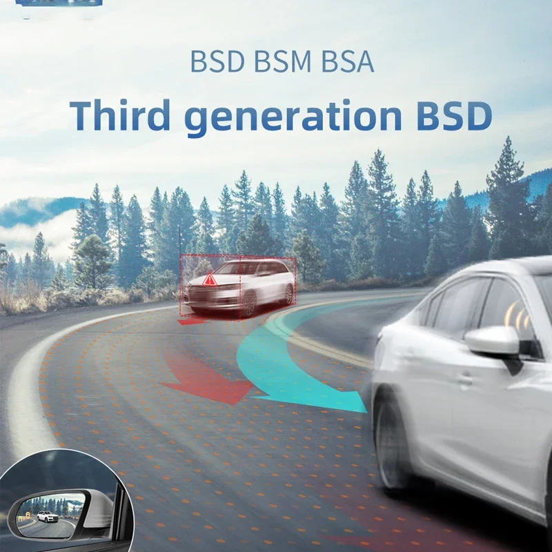 For Mazda 3 Axela BM BN 2016~2018 Car BSD BSA BSM Blind Area Spot Warning Safety Drive Alert Mirror Rear Radar Detection