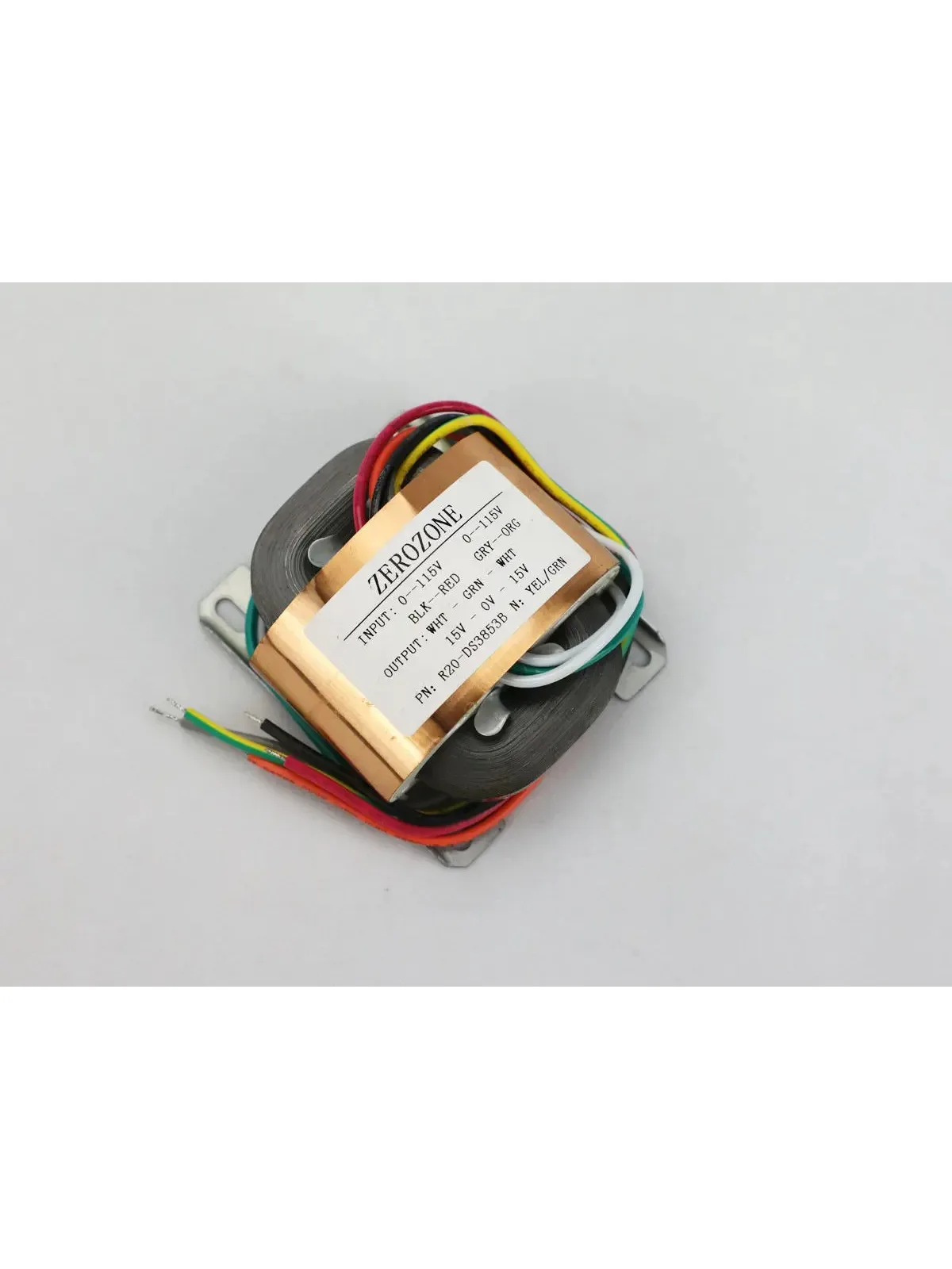 Transformator ZEROZONE 30VA z rdzeniem R z czystej miedzi 2X 6V / 9V /12V /15V/ 18V — zdjęcie produktu 5