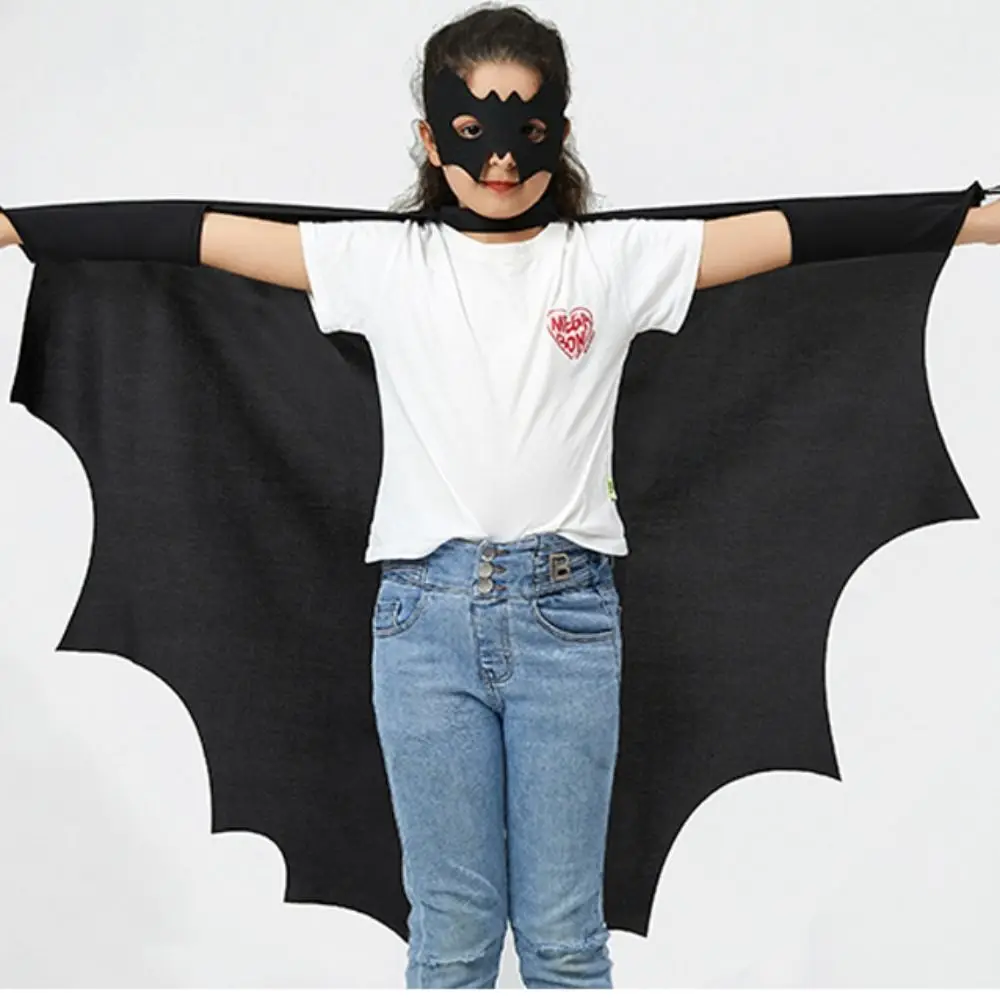 Leistung Dress Up Kostüme Fledermaus Flügel Cape Kleidung Requisiten Cartoon Design Kinder Cosplay Kostüm Cosplay Kostüm Junge