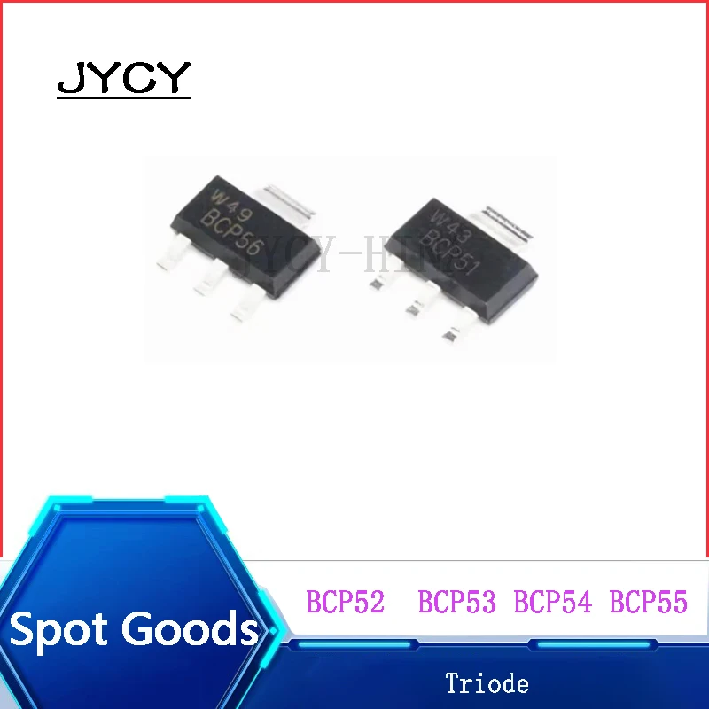 10PCS/LOTE BCP51 BCP52 BCP53 BCP54 BCP55 BCP56 NEW SOT223  PNP Power transistor