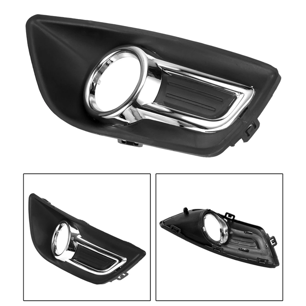 1 Pair for Citroen C4 2008-2011 Chrome Front Bumper Fog Lamp Light Cover Front Fog Lamp Frame