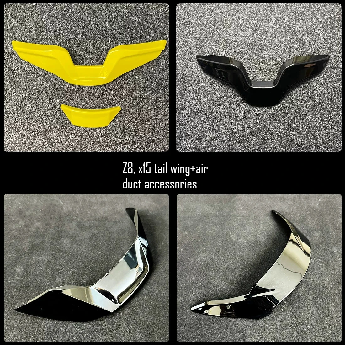 Helmet Vent Air Duct & Tail Spare Parts for Z8 X15 X14, Motorcycle Helmet Chin Air‑Intake Replacement Accessories