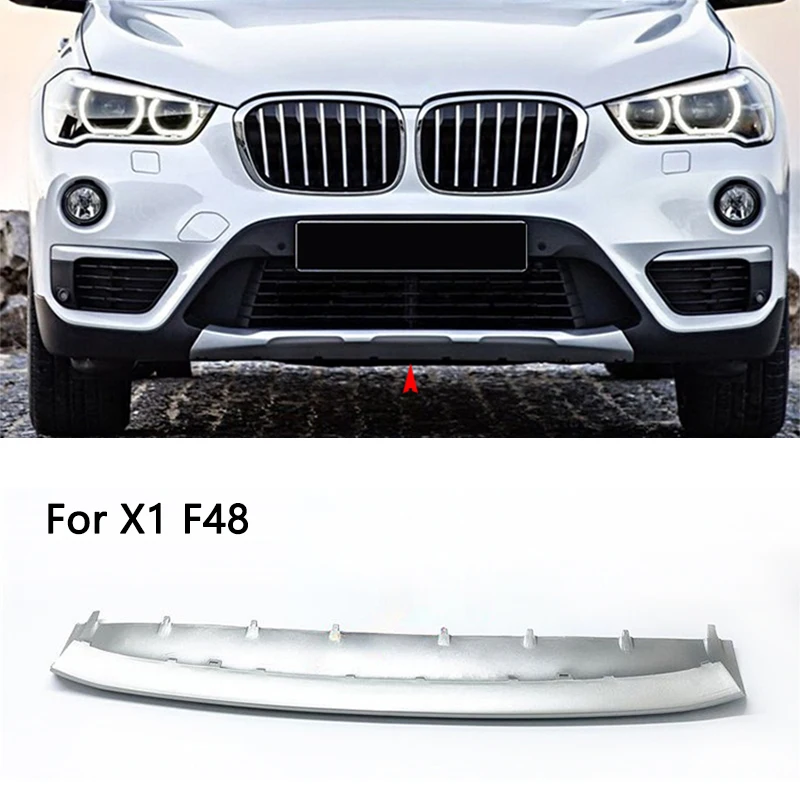 

51117425974 Front Bumper Lip Spoiler Splitters Trim Moulding Protective Plate Diffuser For BMW X1 F48 2016-2019 2020-2022