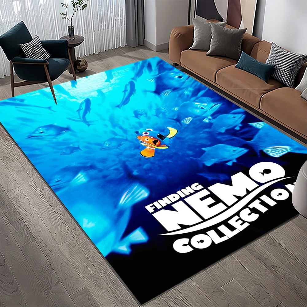 Nemo Zee Wereld Cartoon Tapijt Tapijt Vinden Voor Thuis Woonkamer Slaapkamer Sofa Deurmat Decor, Kinderen Game Area Tapijt Antislip Vloermat