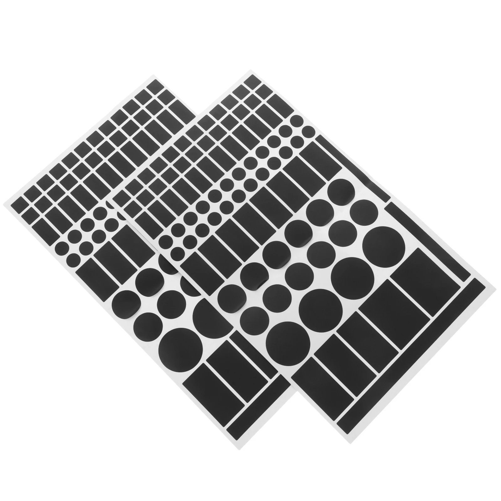 

2pcs Blackout Sticker Led Light Blocker Dimmable Cover Decal Electronic Film Tape Dot Sheet Black Strip Switch AntiGlare