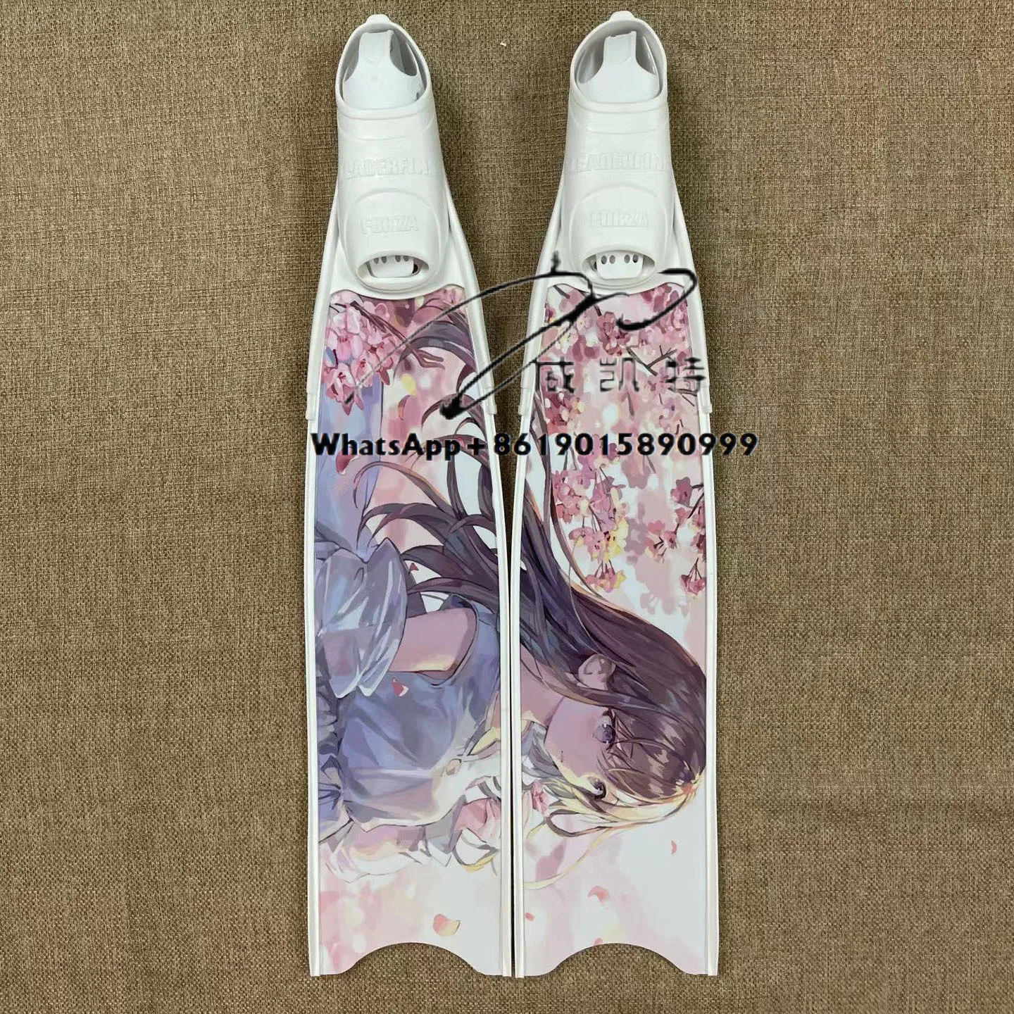 دروبشيبينغ نمط شخصي مخصص المهنية ألياف الكربون طويل Freediving زعانف الكربون للسباحة والغوص