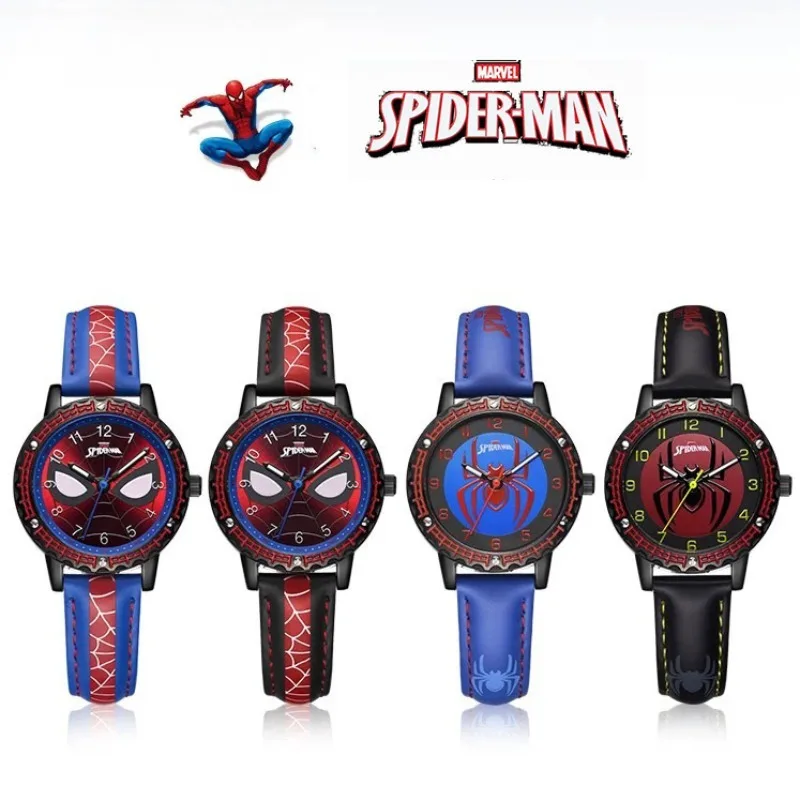 

Marvel Watch Spider-Man Cartoon Anime Figure Accurate Exquisite Belt Watch Check The Time Fashion Man Woman Birthday Boy Gift