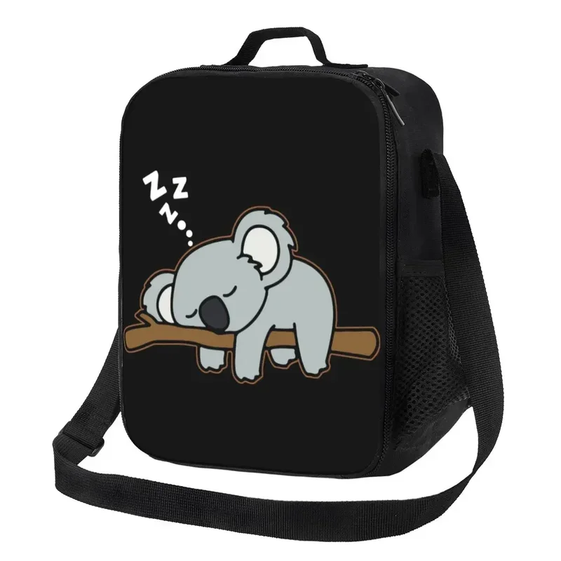 Bonito preguiçoso coala urso térmico isolado lancheira, recipiente de almoço animal para trabalho, escola, viagens, armazenamento de alimentos Bento, cochilando