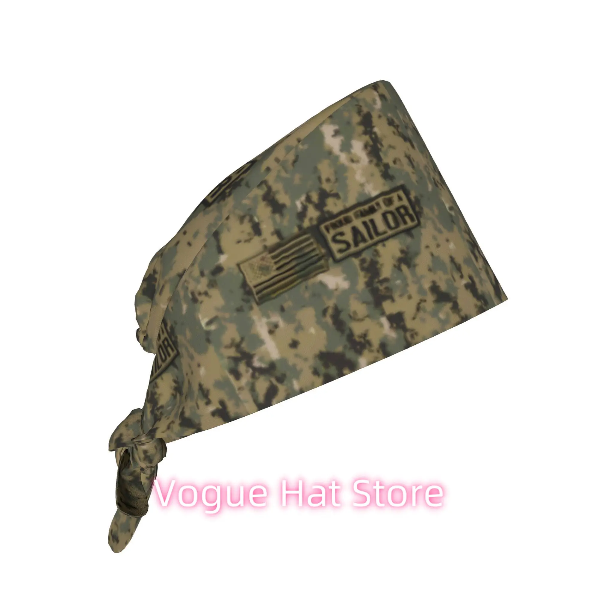 Camo Camouflage Animals Hunter WorkCap Work Working Cap Adgusted