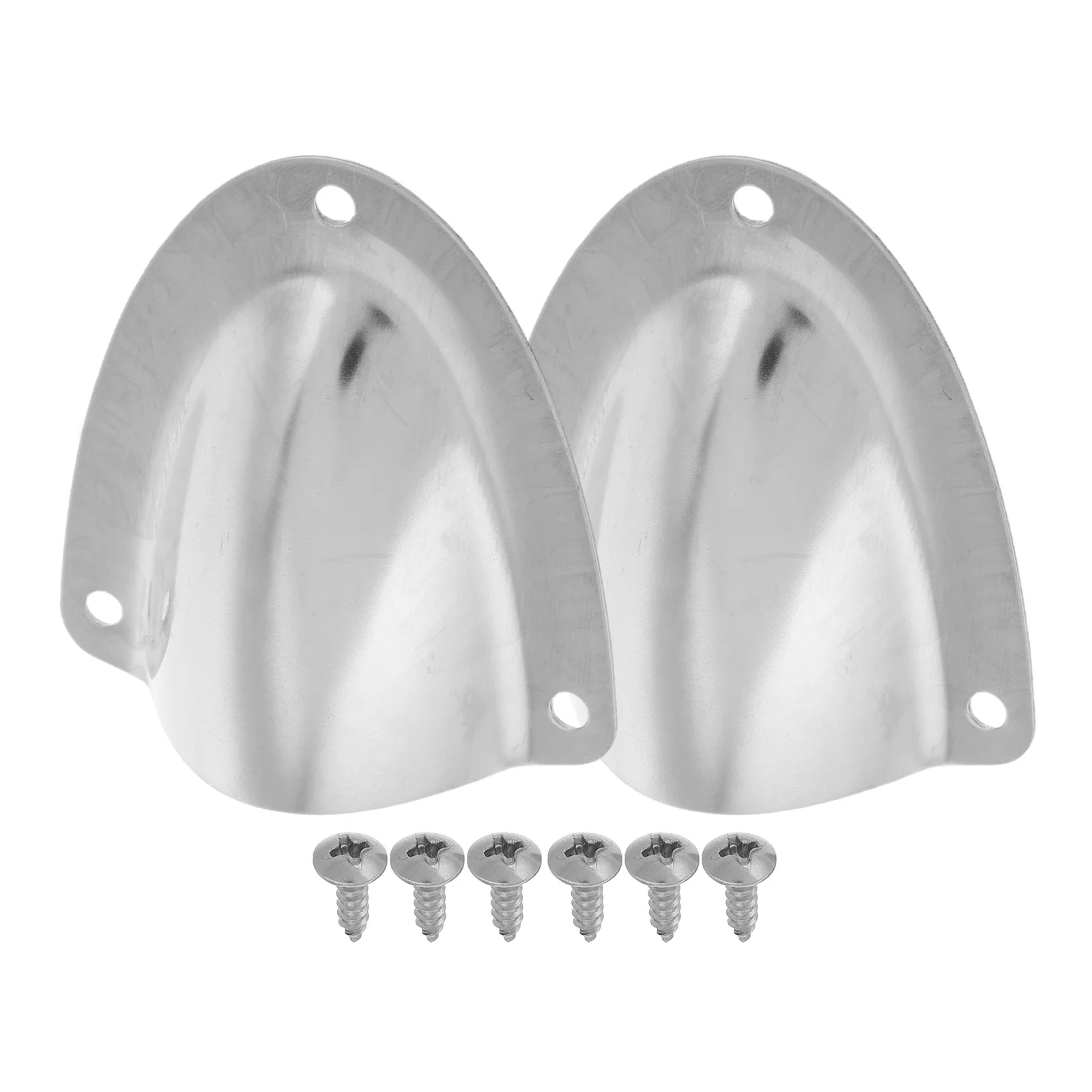 

2Pcs Marine Stainless Steel Air Vent Covers Cable Vent Covers for Cars Boats Exhaust Ventilation Stainless Steel Venting Panel