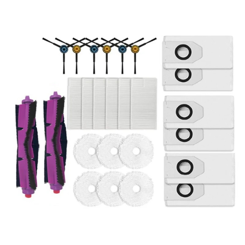 

A44F-26 Pcs Ultra Durable Accessories For MIDEA V12 Sweeper Accessories