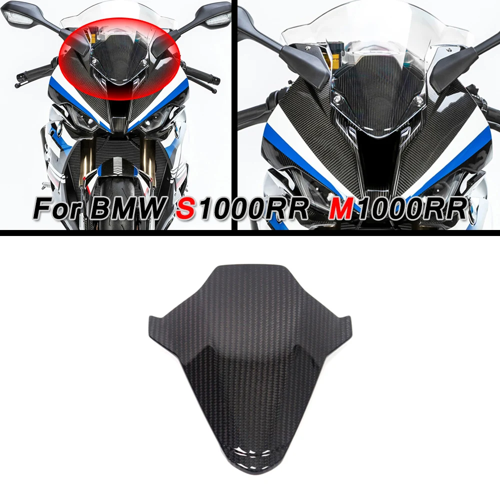 

Motorcycle Front Rectifier Cover Instrument Protection Cover Headlamp Upper Cover Windshield for BMW S1000RR M1000RR 2019-2023