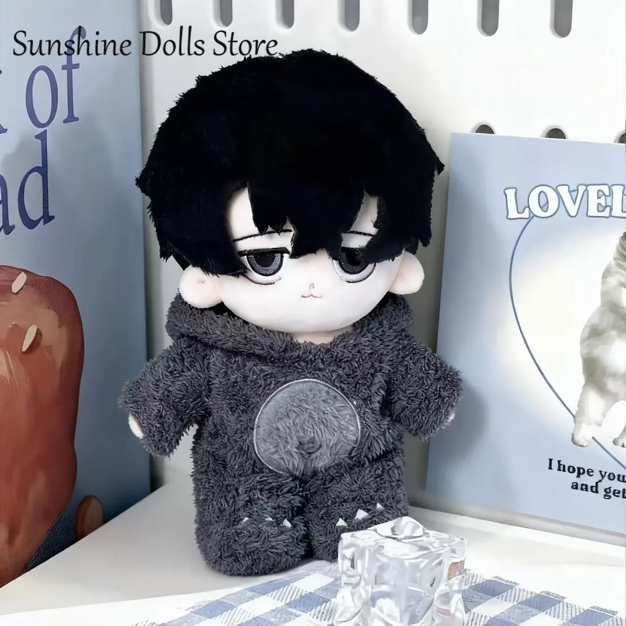 Yi sang Limbus Company Anime Bel Ragazzo Peluche Corpo della bambola Vestire Vestiti Peluche Peluche Figure Regalo di compleanno 20 cm