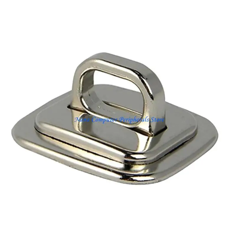 F68C Electroplated Bright Computer Lock Fixed Base Plate Desk Mount Accessory