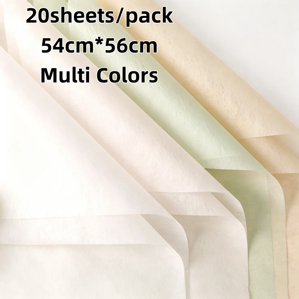 54cm*56cm, 20pcs/pack Korean-style waterproof lining paper,multi hues for Teacher's Day,Valentine's Day,Mother's Day & daily use
