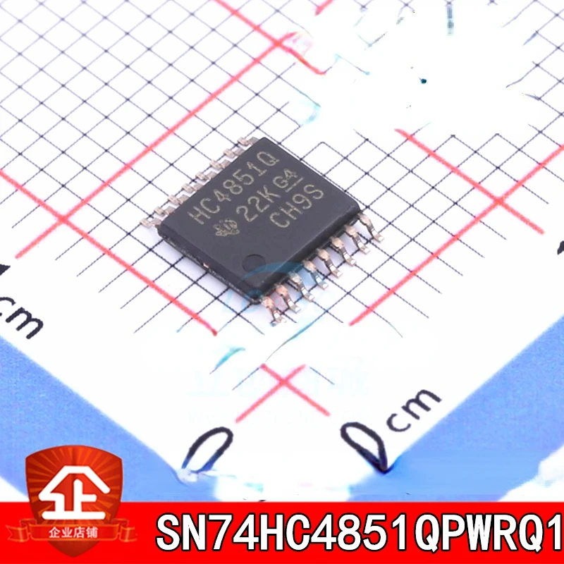 

10pcs New and original SN74HC4851QPWRQ1 Screen printing:HC4851Q TSSOP16 Analog switch chip SN74HC4851QPWRQ1 TSSOP-16 HC4851Q