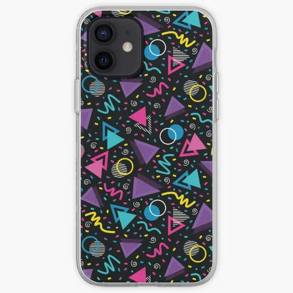 Neon Retro 90S Sprinkle Pattern Iphone T  Phone Case Customizable for iPhone 6 6S 7 8 Plus X XS XR Max 11 12 13 14 Pro Max Mini