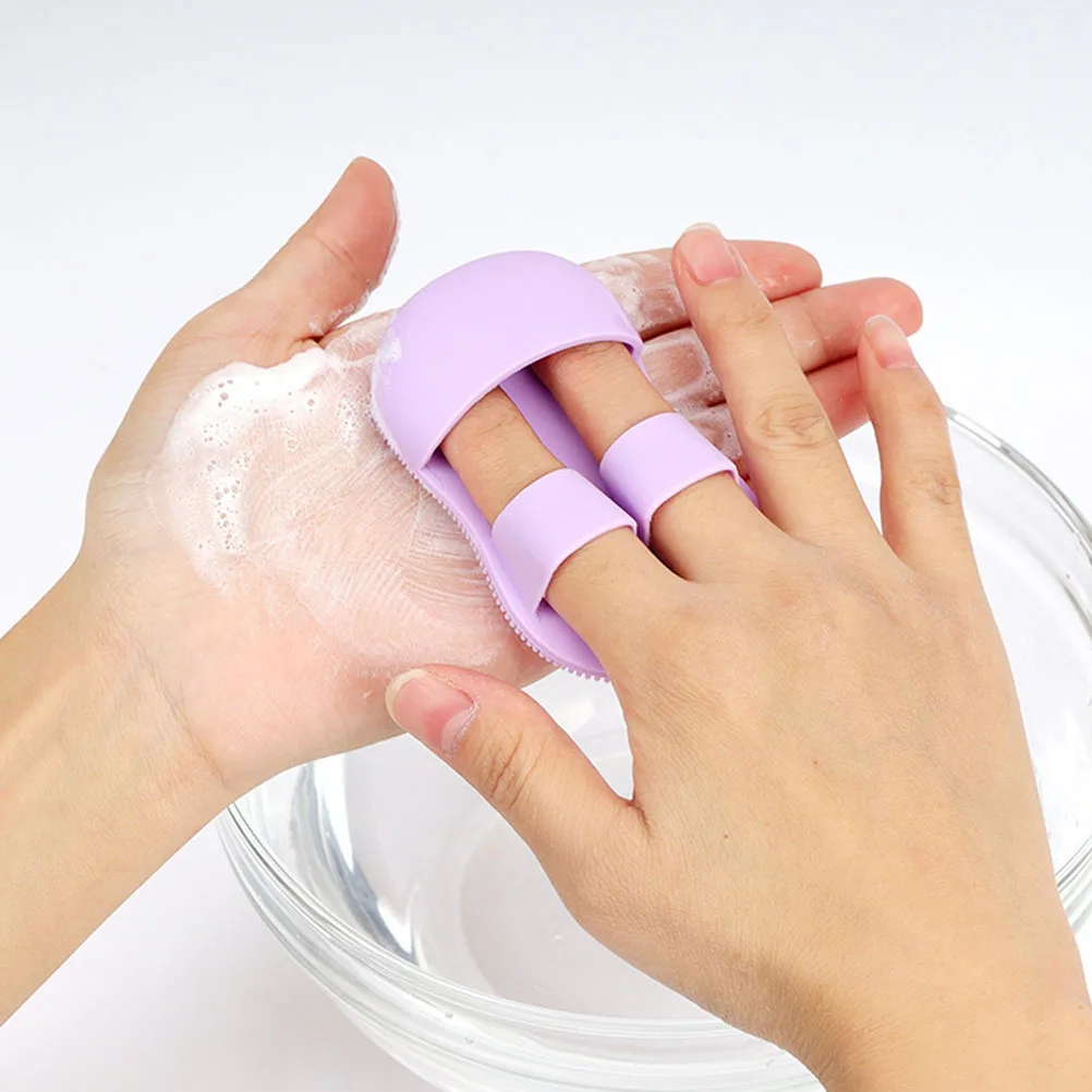 3 قطعة فرشاة تنظيف الوجه سيليكون الوجه الغسيل لينة سيليكون عميق نظيفة مقشر الوجه فرشاة غسل لإزالة الرؤوس السوداء