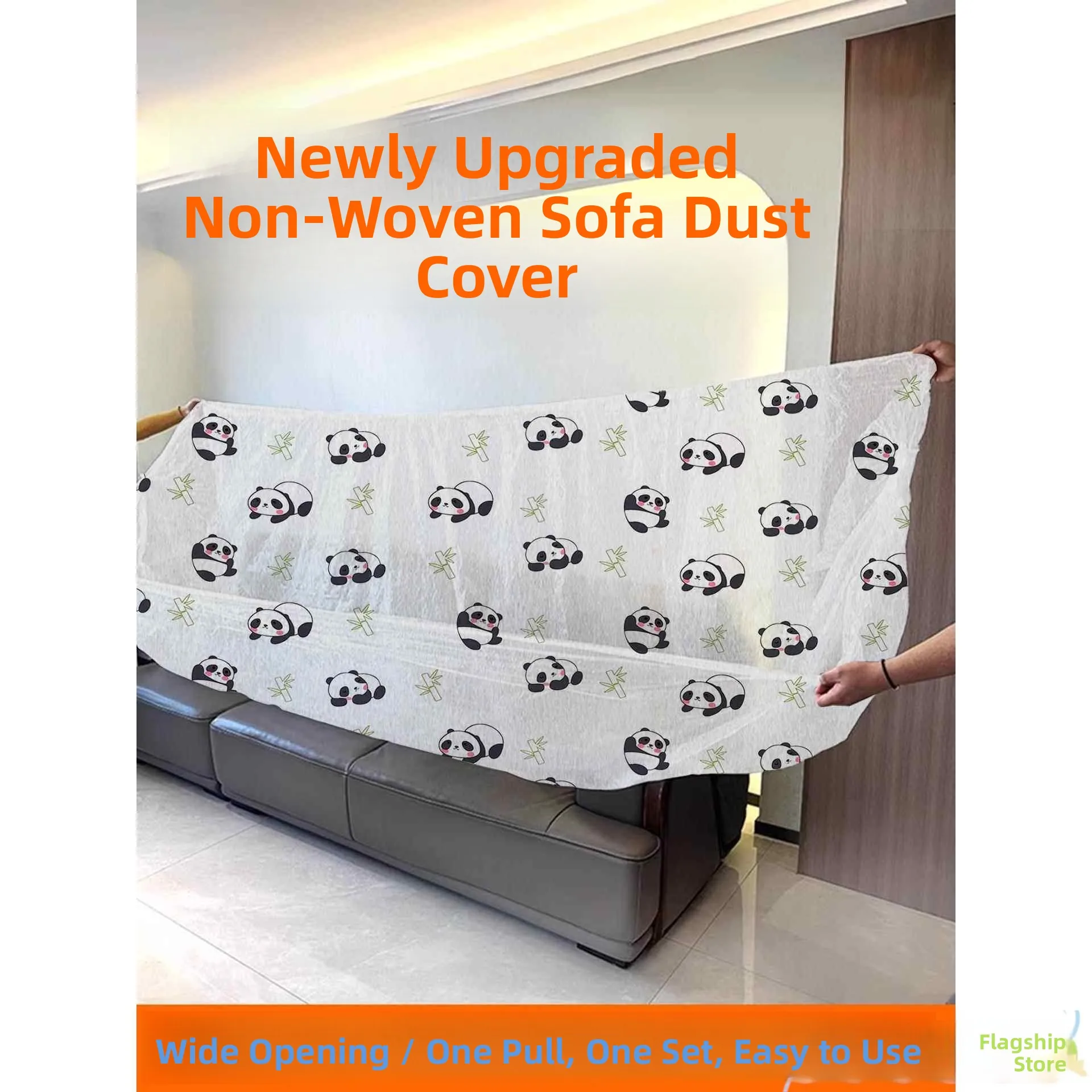 

Одноразовый чехол для дивана из нетканого материала, полностью закрывающий, дышащий, универсальный защитный чехол для домашнего использования