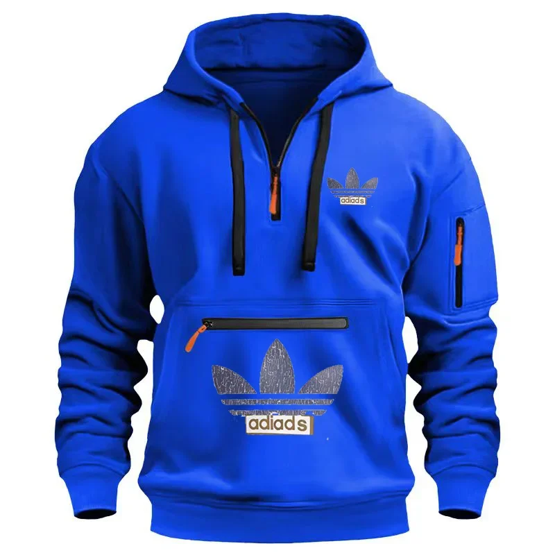 Men's sweatshirts, loose pullover, hoodie, streetwear, plus size, autumn and winter clothing, new fashion