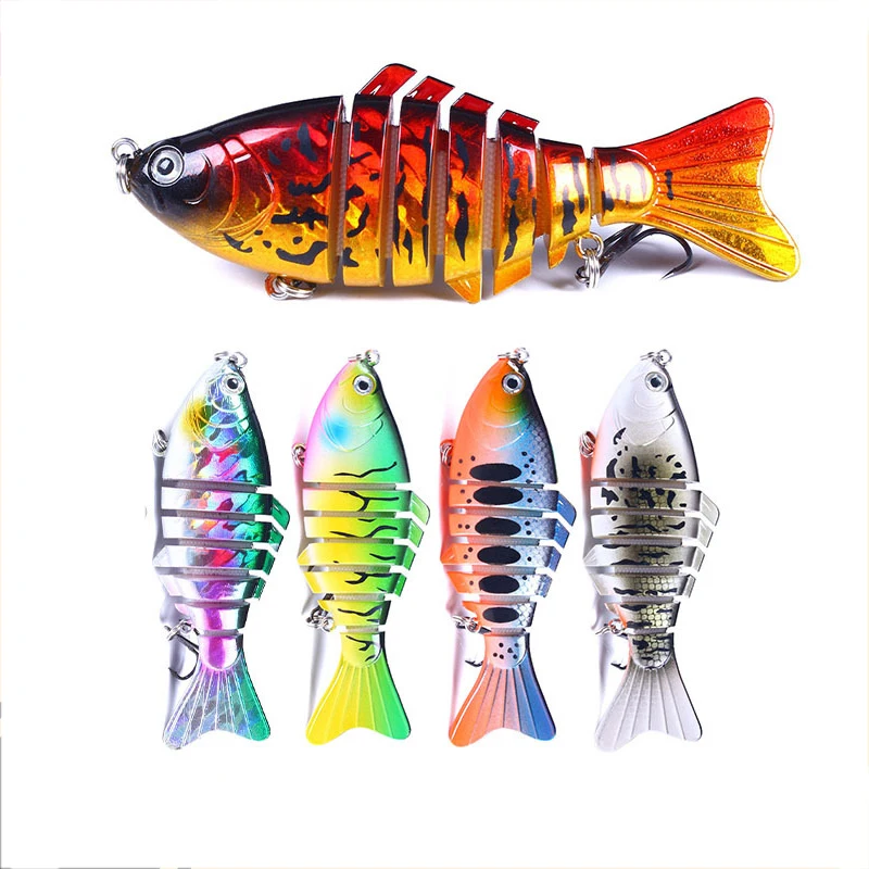 Luya Bait Sinking Multi Section Fish Imitation Real Fake Bait Long-range Sea Fishing Biomimetic Minoan Multi Section Fake Bait