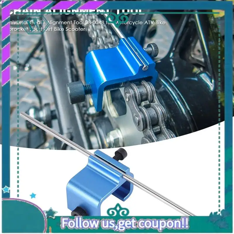 

AA92-Universal Chain Alignment Tool 08-0048 For Motorcycle ATV Bike Sprocket Sport Dirt Bike Scooter