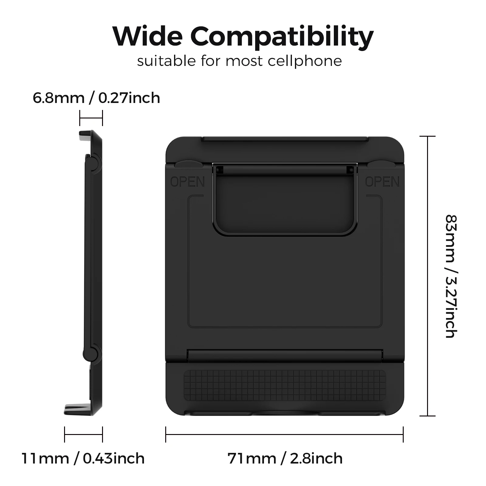 Настольный держатель для телефона, регулируемая настольная подставка для Ipad IPhone Samsung Xiaomi Huawei, складная универсальная подставка для мобильного телефона