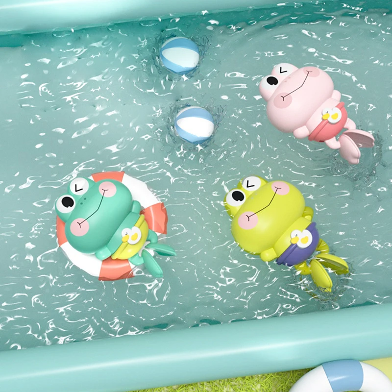 Baby Bad Spielzeug für Kinder Wasserspiel Spiel niedlichen Tier Uhrwerk Schwimmbad schwimmende Wind Up Bades pielzeug für Kinder Jungen Mädchen