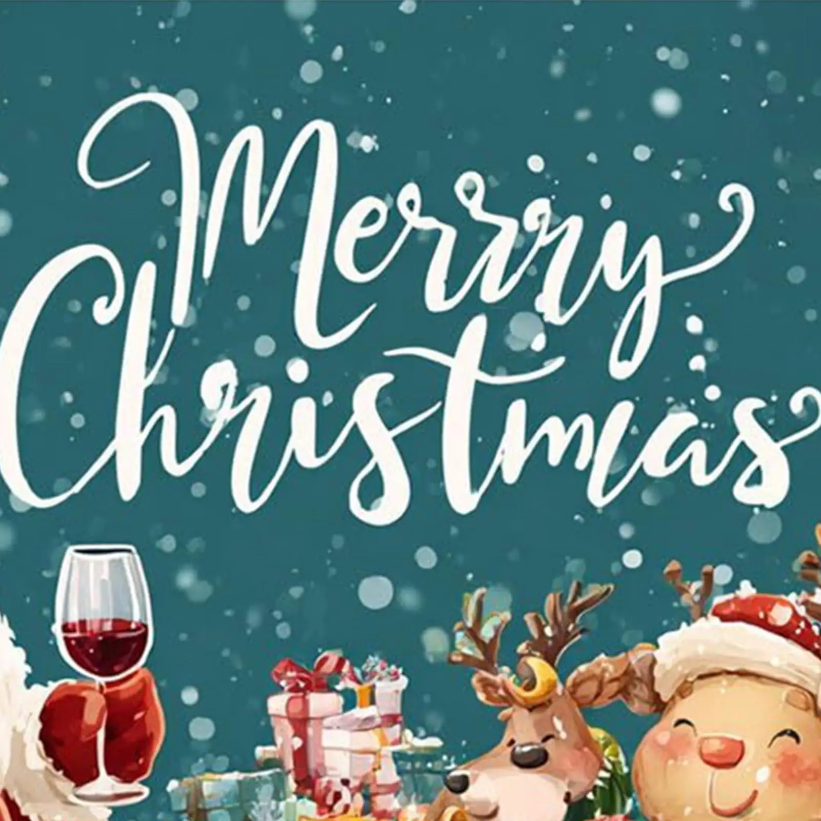 

Garage Door Christmas Cover 13x6ft Festive Decoration Outdoor Christmas Banner For Garage Door Party Porch Yard Wall House Home