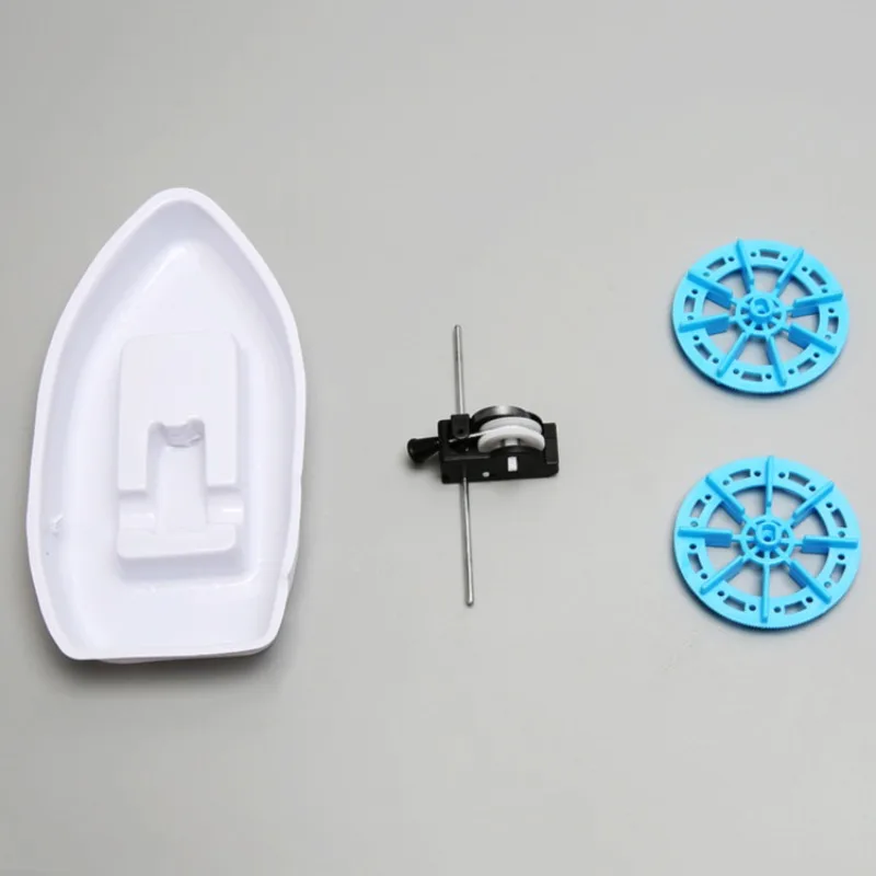 

STEAM DIY Handmade Toy Amphibious Paddle Steamer Creative Science Invention Kit Intellectual Learning Tool for Primary School