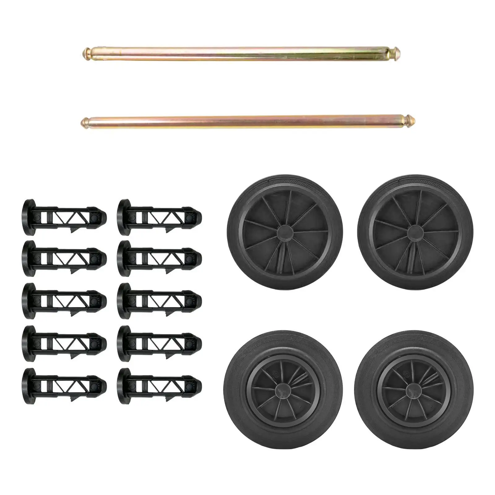 Trash Can Spare Parts Wastebasket Pulley Wheel Garbage Bin Wheels Repair 100/120/240 L Household Rubbish Can 10PC Lid Hinge Pins