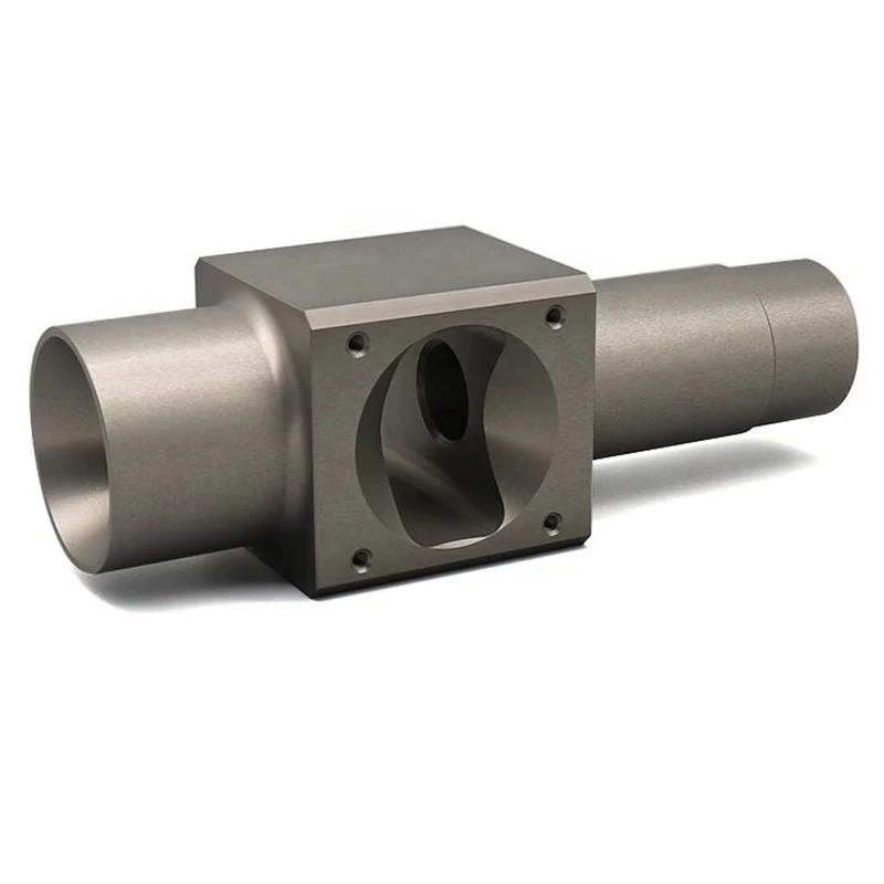 

Прецизионный корпус клапана из нержавеющей стали, обработанный на 5-осевом станке с ЧПУ, нестандартный компонент для управления потоком жидкости на заказ