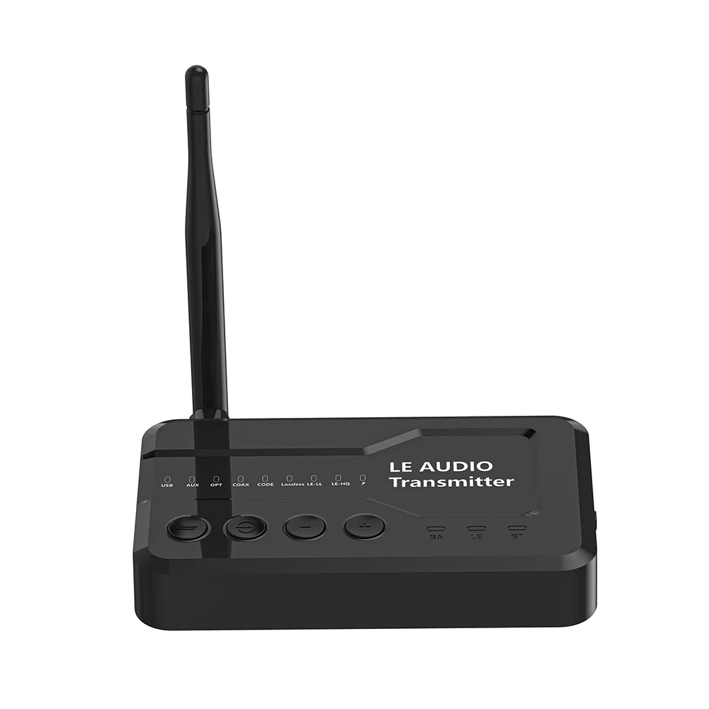 LE Wireless Audio Music Transmitter Adapter Bluetooth-Compatible 5.3 Wireless LE Audio Adapter BT Transmitter for TV Headphons