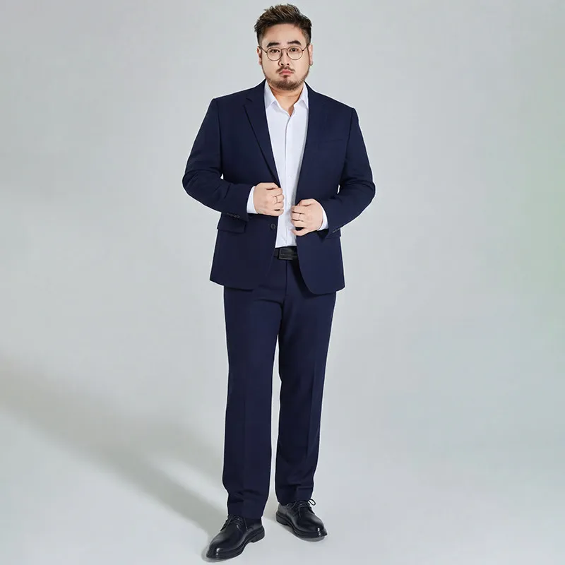 

High-quality tailored business suits for best man and groom, stretch and anti-shrink fabric, interview suits set of two pieces