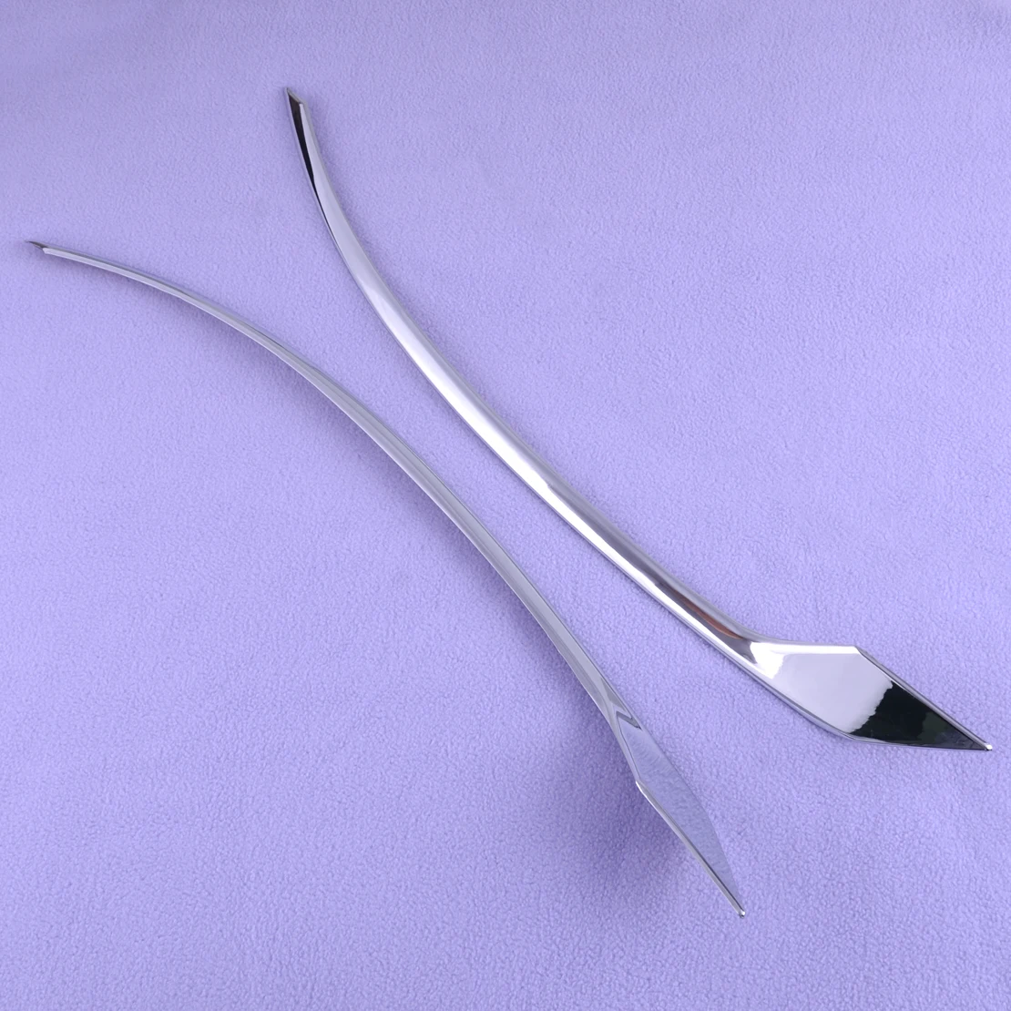 Beler accesorios de estilo de coche 2 uds ABS plateado cromado luz antiniebla trasera decoración tira cubierta embellecedora apto para VOLVO XC60 2018