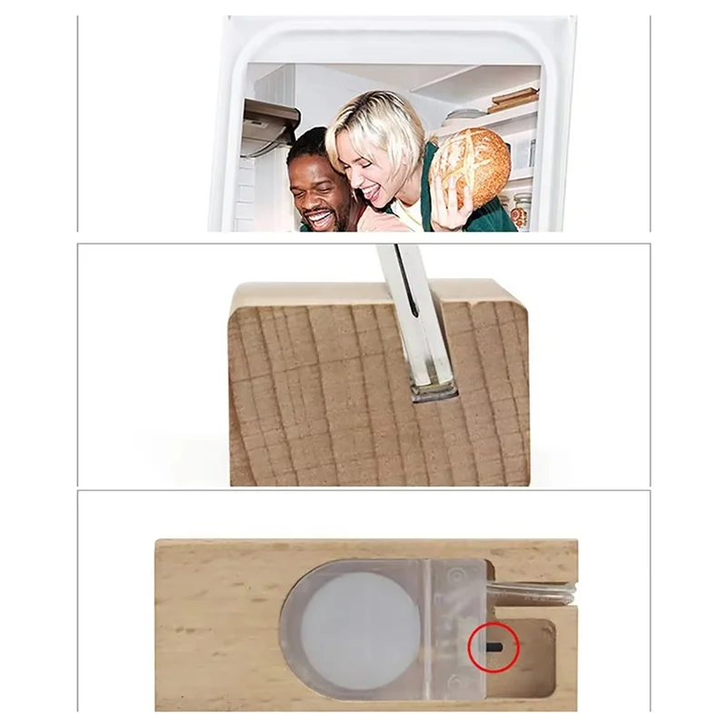 Dependable-3 Inch Frame For Fujifilm Instax Mini 12 Film LED Light Transparent Photo Frame For Instant Camera Mini 11 Photo Tabl