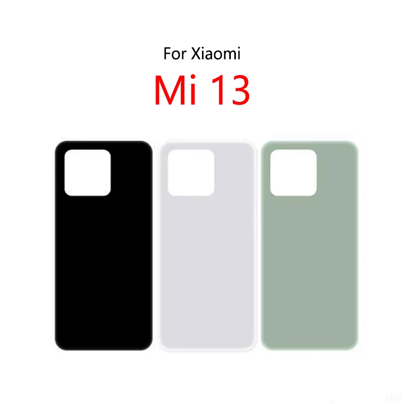 Battery Back Cover For Xiaomi Mi 13 Glass Panel Housing Battery Cover Rear Case