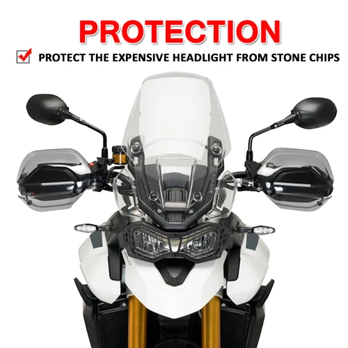 Imagen 2 del producto Protector de faro delantero para motocicleta, cubierta protectora de rejilla para Tiger 900 GT Rally Pro Tiger900 GT PRO 2020-2023