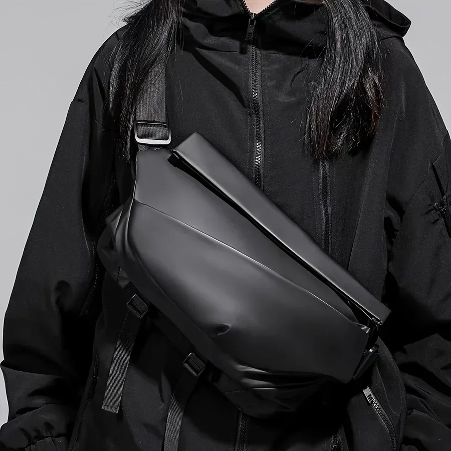 

Сумка через плечо большой вместимости с магнитной пряжкой — модная искусственная кожа, подходит для ежедневных поездок на работу и занятий спортом на велосипеде.