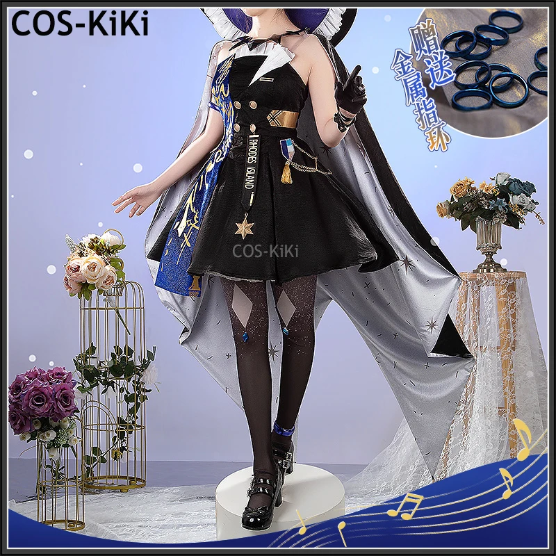 COS-KiKi Arknights Amiya 2024 AMBIENCE SYNESTHESIA Game Suit Elegant Dress Cosplay Costume Halloween Party Role Play Outfit