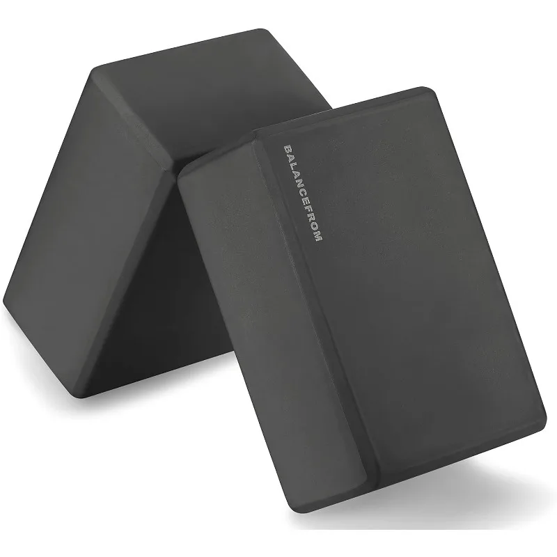 

Set of 2 High Density Premium - EVA Yoga Blocks, 9"x6"x4" Each