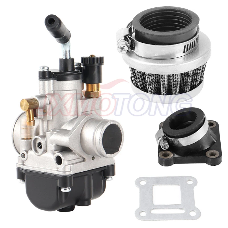 Carburetor with air filter & Manifold Boot for KTM 50 50SX 50CC JUNIOR 50CC SX 2001-2008 hand Chock carburetor kit 20mm