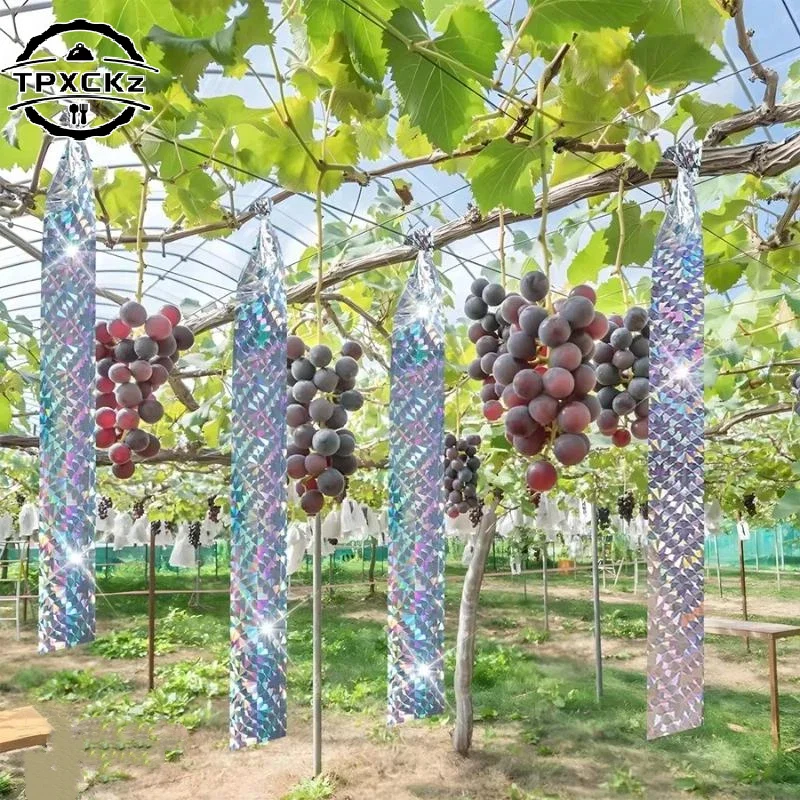 Double Side Laser Bird Scare Tape Keep Birds Away Bird Deterrent Tape For Garden Farm Orchard Or Courtyard